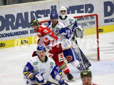 EBEL. Eishockey Bundesliga. VSV gegen HCB Suedtirol Alperia. Bacher Stefan, Schmidt Alexander  (VSV), Bernard Anton (Bozen). Villach, am 22.12.2020.
Foto: Kuess
www.qspictures.net
---
pressefotos, pressefotografie, kuess, qs, qspictures, sport, bild, bilder, bilddatenbank