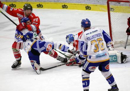 EBEL. Eishockey Bundesliga. VSV gegen HCB Suedtirol Alperia.  Maxa Felix, Pollastrone Jerry(VSV), Robertson Dennis, Bernard Andreas (Bozen). Villach, am 22.12.2020.
Foto: Kuess
www.qspictures.net
---
pressefotos, pressefotografie, kuess, qs, qspictures, sport, bild, bilder, bilddatenbank