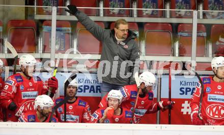 EBEL. Eishockey Bundesliga. KAC gegen	spusu Vienna Capitals. Trainer Petri Matikainen (KAC). Klagenfurt, am 22.12.2020.
Foto: Kuess
www.qspictures.net

---
pressefotos, pressefotografie, kuess, qs, qspictures, sport, bild, bilder, bilddatenbank