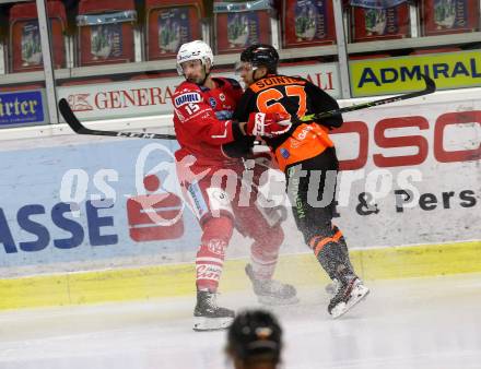 EBEL. Eishockey Bundesliga. KAC gegen	spusu Moser Medical Graz99ers.  Gregorc Blaz (KAC), Sointu Matias (Graz). Klagenfurt, am 30.12.2020.
Foto: Kuess
www.qspictures.net

---
pressefotos, pressefotografie, kuess, qs, qspictures, sport, bild, bilder, bilddatenbank