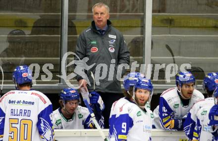 EBEL. Eishockey Bundesliga. VSV gegen Black Wings 1992 Linz.  Trainer Rob Daum (VSV). Villach, am 30.12.2020.
Foto: Kuess
www.qspictures.net
---
pressefotos, pressefotografie, kuess, qs, qspictures, sport, bild, bilder, bilddatenbank