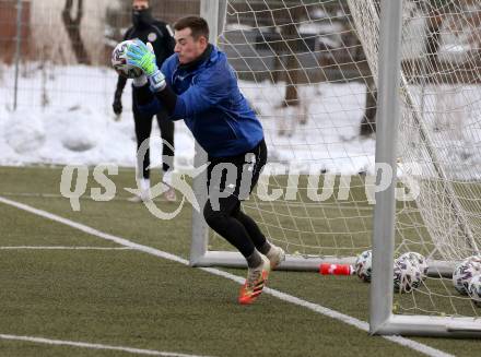 Fussball 2. Liga. Austria Klagenfurt.  Lennart Moser. Klagenfurt, am 4.1.2021.
Foto: Kuess
www.qspictures.net
---
pressefotos, pressefotografie, kuess, qs, qspictures, sport, bild, bilder, bilddatenbank