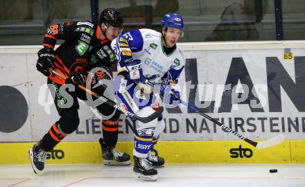 EBEL. Eishockey Bundesliga. VSV gegen Moser Medical Graz99ers.  Jordan Caron, (VSV), Adis Alagic  (Graz). Villach, am 5.1.2021.
Foto: Kuess
www.qspictures.net
---
pressefotos, pressefotografie, kuess, qs, qspictures, sport, bild, bilder, bilddatenbank