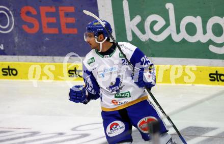 EBEL. Eishockey Bundesliga. VSV gegen Moser Medical Graz99ers. Torjubel Sahir Gill  (VSV). Villach, am 5.1.2021.
Foto: Kuess
www.qspictures.net
---
pressefotos, pressefotografie, kuess, qs, qspictures, sport, bild, bilder, bilddatenbank