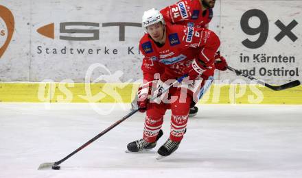 EBEL. Eishockey Bundesliga. KAC gegen	Bratislava Capitals. Nicholas Eric Petersen (KAC). Klagenfurt, am 10.1.2021.
Foto: Kuess
www.qspictures.net

---
pressefotos, pressefotografie, kuess, qs, qspictures, sport, bild, bilder, bilddatenbank