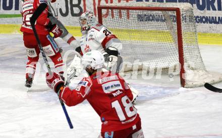 EBEL. Eishockey Bundesliga. KAC gegen	Bratislava Capitals. Torjubel Thomas Koch (KAC). Klagenfurt, am 10.1.2021.
Foto: Kuess
www.qspictures.net

---
pressefotos, pressefotografie, kuess, qs, qspictures, sport, bild, bilder, bilddatenbank