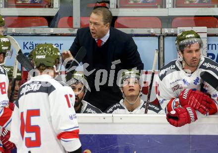 EBEL. Eishockey Bundesliga. KAC gegen	HCB Suedtirol Alperia. Trainer Greg Ireland (Bozen). Klagenfurt, am 12.1.2021.
Foto: Kuess
www.qspictures.net

---
pressefotos, pressefotografie, kuess, qs, qspictures, sport, bild, bilder, bilddatenbank