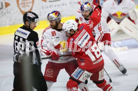 EBEL. Eishockey Bundesliga. KAC gegen	EC Red Bull Salzburg. Koch Thomas (KAC), Baltram Florian(Salzburg). Klagenfurt, am 15.1.2021.
Foto: Kuess
www.qspictures.net

---
pressefotos, pressefotografie, kuess, qs, qspictures, sport, bild, bilder, bilddatenbank