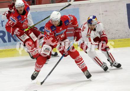 EBEL. Eishockey Bundesliga. KAC gegen	EC Red Bull Salzburg. Postma Paul (KAC), Ortega Austin Ryan (Salzburg). Klagenfurt, am 15.1.2021.
Foto: Kuess
www.qspictures.net

---
pressefotos, pressefotografie, kuess, qs, qspictures, sport, bild, bilder, bilddatenbank