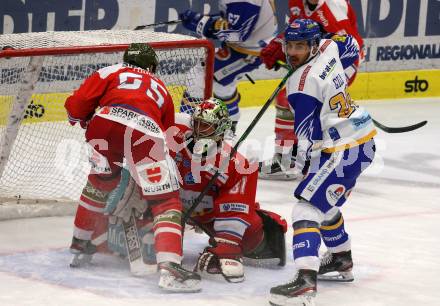 EBEL. Eishockey Bundesliga. VSV gegen HCB Suedtirol Alperia. Sahir Gill,   (VSV), Benjamin Youds, Leland Irving (Bozen). Villach, am 15.1.2021.
Foto: Kuess
www.qspictures.net
---
pressefotos, pressefotografie, kuess, qs, qspictures, sport, bild, bilder, bilddatenbank