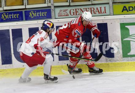EBEL. Eishockey Bundesliga. KAC gegen	EC Red Bull Salzburg.  Petersen Nicholas Eric (KAC),  Harnisch Tim Luca (Salzburg). Klagenfurt, am 15.1.2021.
Foto: Kuess
www.qspictures.net

---
pressefotos, pressefotografie, kuess, qs, qspictures, sport, bild, bilder, bilddatenbank
