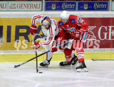 EBEL. Eishockey Bundesliga. KAC gegen	EC Red Bull Salzburg. Postma Paul (KAC), Baltram Florian (Salzburg). Klagenfurt, am 15.1.2021.
Foto: Kuess
www.qspictures.net

---
pressefotos, pressefotografie, kuess, qs, qspictures, sport, bild, bilder, bilddatenbank
