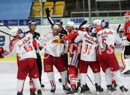 EBEL. Eishockey Bundesliga. KAC gegen	EC Red Bull Salzburg. Geier Manuel, Ganahl Manuel (KAC), Chorney Taylor, Heinrich Dominique (Salzburg). Klagenfurt, am 15.1.2021.
Foto: Kuess
www.qspictures.net

---
pressefotos, pressefotografie, kuess, qs, qspictures, sport, bild, bilder, bilddatenbank