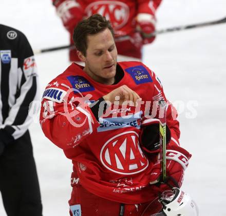 EBEL. Eishockey Bundesliga. KAC gegen	EC Red Bull Salzburg. Geier Manuel (KAC). Klagenfurt, am 15.1.2021.
Foto: Kuess
www.qspictures.net

---
pressefotos, pressefotografie, kuess, qs, qspictures, sport, bild, bilder, bilddatenbank