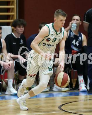 Basketball Zweite Liga 2020/2021. Grunddurchgang 16. Runde. KOS Celovec gegen BBC Nord Dragonz.  Jernej Heine Andolsek (KOS Celovec). Klagenfurt, am 16.1.2021.
Foto: Kuess
www.qspictures.net

---
pressefotos, pressefotografie, kuess, qs, qspictures, sport, bild, bilder, bilddatenbank
