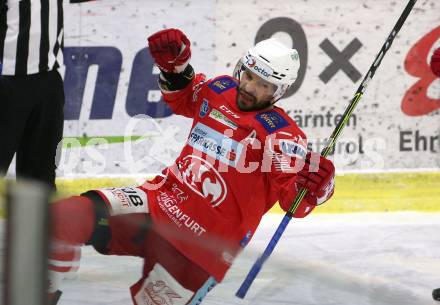 EBEL. Eishockey Bundesliga. KAC gegen	HCB Suedtirol Alperia. Torjubel Thomas Koch (KAC). Klagenfurt, am 17.1.2021.
Foto: Kuess
www.qspictures.net

---
pressefotos, pressefotografie, kuess, qs, qspictures, sport, bild, bilder, bilddatenbank