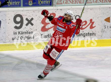 EBEL. Eishockey Bundesliga. KAC gegen	HCB Suedtirol Alperia. Torjubel Thomas Koch (KAC). Klagenfurt, am 17.1.2021.
Foto: Kuess
www.qspictures.net

---
pressefotos, pressefotografie, kuess, qs, qspictures, sport, bild, bilder, bilddatenbank