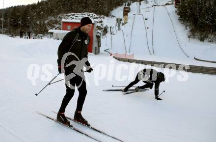 Fussball 2. Liga. Langlauf. Training SK Austria Klagenfurt.   Co-Trainer Martin Lassnig. Villach, Alpenarena, am 20.1.2021.
Foto: Kuess
---
pressefotos, pressefotografie, kuess, qs, qspictures, sport, bild, bilder, bilddatenbank