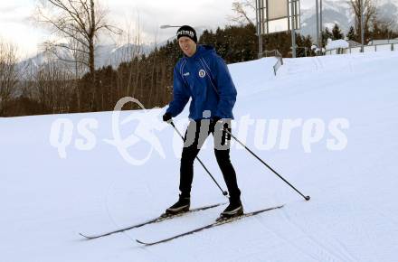 Fussball 2. Liga. Langlauf. Training SK Austria Klagenfurt.   Christopher Cvetko. Villach, Alpenarena, am 20.1.2021.
Foto: Kuess
---
pressefotos, pressefotografie, kuess, qs, qspictures, sport, bild, bilder, bilddatenbank