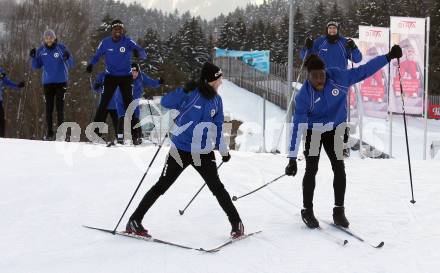 Fussball 2. Liga. Langlauf. Training SK Austria Klagenfurt.  Fabian Miesenboeck, Kwabe Schulz. Villach, Alpenarena, am 20.1.2021.
Foto: Kuess
---
pressefotos, pressefotografie, kuess, qs, qspictures, sport, bild, bilder, bilddatenbank