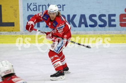 EBEL. Eishockey Bundesliga. KAC gegen	Black Wings 1992 Linz. Johannes Bischofberger (KAC). Klagenfurt, am 24.1.2021.
Foto: Kuess
www.qspictures.net

---
pressefotos, pressefotografie, kuess, qs, qspictures, sport, bild, bilder, bilddatenbank