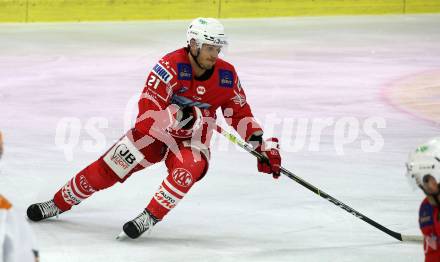 EBEL. Eishockey Bundesliga. KAC gegen	Black Wings 1992 Linz. Manuel Geier (KAC). Klagenfurt, am 24.1.2021.
Foto: Kuess
www.qspictures.net

---
pressefotos, pressefotografie, kuess, qs, qspictures, sport, bild, bilder, bilddatenbank