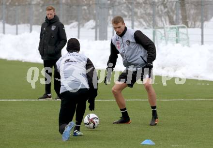 Fussball. Bundesliga. RZ Pellets WAC. Training. Gustav Henriksson. Wolfsberg, am 1.2.2021.
Foto: Kuess
www.qspictures.net

---
pressefotos, pressefotografie, kuess, qs, qspictures, sport, bild, bilder, bilddatenbank