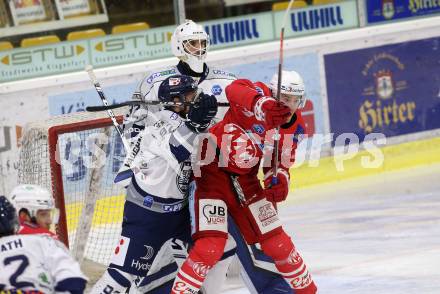 EBEL. Eishockey Bundesliga. KAC gegen	Fehervar AV19. Petersen Nicholas Eric (KAC), Kuralt Anze, Gyenes David (Fehervar AV19). Klagenfurt, am 7.2.2021.
Foto: Kuess
www.qspictures.net

---
pressefotos, pressefotografie, kuess, qs, qspictures, sport, bild, bilder, bilddatenbank