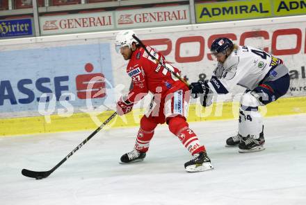EBEL. Eishockey Bundesliga. KAC gegen	Fehervar AV19. Hundertpfund Thomas (KAC), Lahti Miika (Fehervar AV19). Klagenfurt, am 7.2.2021.
Foto: Kuess
www.qspictures.net

---
pressefotos, pressefotografie, kuess, qs, qspictures, sport, bild, bilder, bilddatenbank