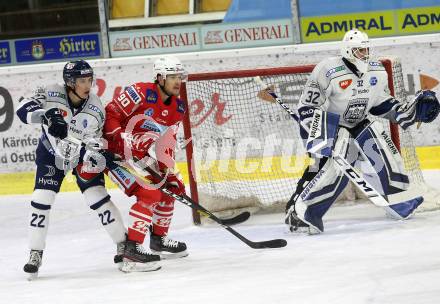 EBEL. Eishockey Bundesliga. KAC gegen	Fehervar AV19. Fraser Matthew (KAC), Horvath Milan, Gyenes David (Fehervar AV19). Klagenfurt, am 7.2.2021.
Foto: Kuess
www.qspictures.net

---
pressefotos, pressefotografie, kuess, qs, qspictures, sport, bild, bilder, bilddatenbank