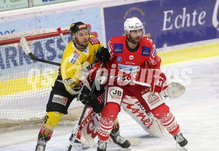 EBEL. Eishockey Bundesliga. KAC gegen	spusu Vienna Capitals.  Schumnig Martin (KAC), Hartl Nikolaus (Vienna Capitals). Klagenfurt, am 14.2.2021.
Foto: Kuess
www.qspictures.net

---
pressefotos, pressefotografie, kuess, qs, qspictures, sport, bild, bilder, bilddatenbank