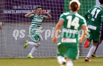 Fussball 2. Liga. SK Austria Klagenfurt gegen  SK Rapid II.  Torjubel (Rapid). Klagenfurt, am 21.2.2021.
Foto: Kuess
www.qspictures.net
---
pressefotos, pressefotografie, kuess, qs, qspictures, sport, bild, bilder, bilddatenbank