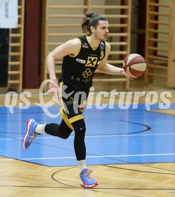 Basketball Zweite Liga 2020/2021. Grunddurchgang 20. Runde. KOS Celovec gegen  Fuerstenfeld Panthers. Adnan Hajder (Fuerstenfeld). Klagenfurt, am 20.2.2021.
Foto: Kuess
www.qspictures.net

---
pressefotos, pressefotografie, kuess, qs, qspictures, sport, bild, bilder, bilddatenbank