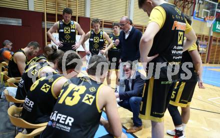 Basketball Zweite Liga 2020/2021. Grunddurchgang 20. Runde. KOS Celovec gegen  Fuerstenfeld Panthers.  Trainer Peter Stahl (Fuerstenfeld). Klagenfurt, am 20.2.2021.
Foto: Kuess
www.qspictures.net

---
pressefotos, pressefotografie, kuess, qs, qspictures, sport, bild, bilder, bilddatenbank