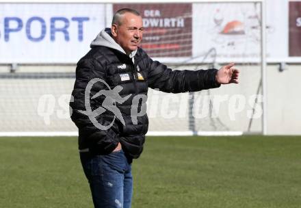 Fussball 2. Liga. SK Austria Klagenfurt gegen  SK Rapid II. Trainer Peter Pacult (Klagenfurt). Klagenfurt, am 21.2.2021.
Foto: Kuess
www.qspictures.net
---
pressefotos, pressefotografie, kuess, qs, qspictures, sport, bild, bilder, bilddatenbank