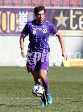Fussball 2. Liga. SK Austria Klagenfurt gegen  SK Rapid II. Herbert Paul (Klagenfurt). Klagenfurt, am 21.2.2021.
Foto: Kuess
www.qspictures.net
---
pressefotos, pressefotografie, kuess, qs, qspictures, sport, bild, bilder, bilddatenbank