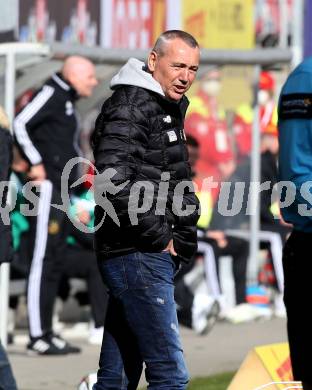 Fussball 2. Liga. SK Austria Klagenfurt gegen  SK Rapid II. Trainer Peter Pacult (Klagenfurt). Klagenfurt, am 21.2.2021.
Foto: Kuess
www.qspictures.net
---
pressefotos, pressefotografie, kuess, qs, qspictures, sport, bild, bilder, bilddatenbank