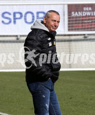 Fussball 2. Liga. SK Austria Klagenfurt gegen  SK Rapid II.  Trainer Peter Pacult (Klagenfurt). Klagenfurt, am 21.2.2021.
Foto: Kuess
www.qspictures.net
---
pressefotos, pressefotografie, kuess, qs, qspictures, sport, bild, bilder, bilddatenbank