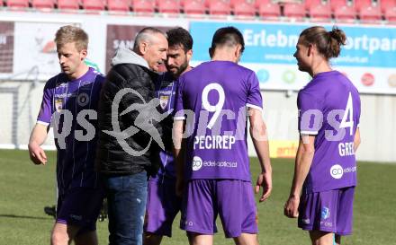 Fussball 2. Liga. SK Austria Klagenfurt gegen  SK Rapid II. Trainer Peter Pacult (Klagenfurt). Klagenfurt, am 21.2.2021.
Foto: Kuess
www.qspictures.net
---
pressefotos, pressefotografie, kuess, qs, qspictures, sport, bild, bilder, bilddatenbank