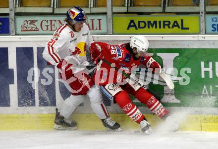 EBEL. Eishockey Bundesliga. KAC gegen	EC Salzburg. Samuel Witting, (KAC), Yannic Pilloni   (Salzburg). Klagenfurt, am 26.2.2021.
Foto: Kuess
www.qspictures.net

---
pressefotos, pressefotografie, kuess, qs, qspictures, sport, bild, bilder, bilddatenbank