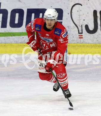 EBEL. Eishockey Bundesliga. KAC gegen	EC Salzburg. Kele Steffler (KAC). Klagenfurt, am 26.2.2021.
Foto: Kuess
www.qspictures.net

---
pressefotos, pressefotografie, kuess, qs, qspictures, sport, bild, bilder, bilddatenbank
