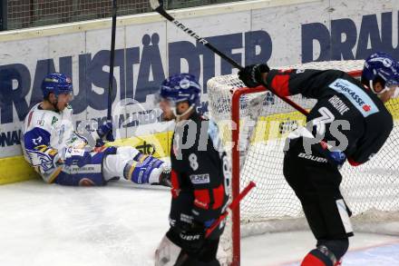 EBEL. Eishockey Bundesliga. VSV gegen HC TWK Innsbruck.  Torjubel Scott Kosmachuk (VSV). Villach, am 28.2.2021.
Foto: Kuess
www.qspictures.net
---
pressefotos, pressefotografie, kuess, qs, qspictures, sport, bild, bilder, bilddatenbank