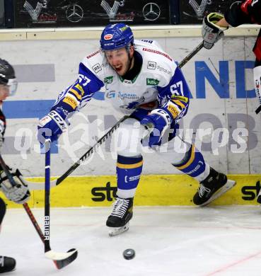 EBEL. Eishockey Bundesliga. VSV gegen iClinic Bratislava Capitals.  Jordan Caron, (VSV). Villach, am 3.5.2021.
Foto: Kuess
www.qspictures.net
---
pressefotos, pressefotografie, kuess, qs, qspictures, sport, bild, bilder, bilddatenbank