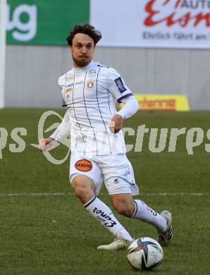 Fussball 2. Liga. SK Austria Klagenfurt gegen  FC Mohren Dornbirn.   Simon Straudi (Klagenfurt). Klagenfurt, am 6.3.2021.
Foto: Kuess
www.qspictures.net
---
pressefotos, pressefotografie, kuess, qs, qspictures, sport, bild, bilder, bilddatenbank