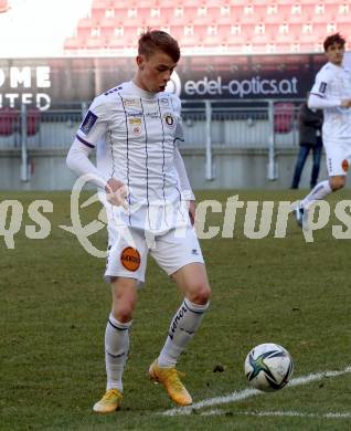 Fussball 2. Liga. SK Austria Klagenfurt gegen  FC Mohren Dornbirn.  Tim Maciejewski (Klagenfurt). Klagenfurt, am 6.3.2021.
Foto: Kuess
www.qspictures.net
---
pressefotos, pressefotografie, kuess, qs, qspictures, sport, bild, bilder, bilddatenbank