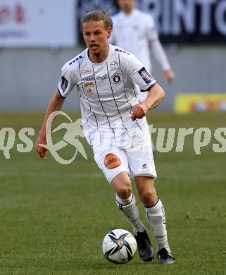 Fussball 2. Liga. SK Austria Klagenfurt gegen  FC Mohren Dornbirn.   Patrick Greil (Klagenfurt). Klagenfurt, am 6.3.2021.
Foto: Kuess
www.qspictures.net
---
pressefotos, pressefotografie, kuess, qs, qspictures, sport, bild, bilder, bilddatenbank