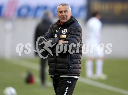 Fussball 2. Liga. SK Austria Klagenfurt gegen  FC Mohren Dornbirn.  Trainer Peter Pacult (Klagenfurt). Klagenfurt, am 6.3.2021.
Foto: Kuess
www.qspictures.net
---
pressefotos, pressefotografie, kuess, qs, qspictures, sport, bild, bilder, bilddatenbank