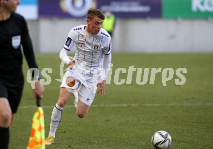 Fussball 2. Liga. SK Austria Klagenfurt gegen  FC Mohren Dornbirn.  Tim Maciejewski (Klagenfurt). Klagenfurt, am 6.3.2021.
Foto: Kuess
www.qspictures.net
---
pressefotos, pressefotografie, kuess, qs, qspictures, sport, bild, bilder, bilddatenbank