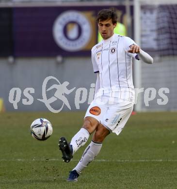 Fussball 2. Liga. SK Austria Klagenfurt gegen  FC Mohren Dornbirn.   Thorsten Mahrer (Klagenfurt). Klagenfurt, am 6.3.2021.
Foto: Kuess
www.qspictures.net
---
pressefotos, pressefotografie, kuess, qs, qspictures, sport, bild, bilder, bilddatenbank