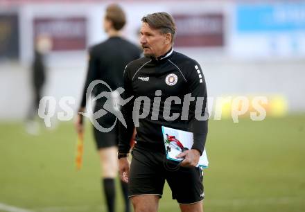 Fussball 2. Liga. SK Austria Klagenfurt gegen  FC Mohren Dornbirn.  Tormanntrainer Thomas Lenuweit (Klagenfurt). Klagenfurt, am 6.3.2021.
Foto: Kuess
www.qspictures.net
---
pressefotos, pressefotografie, kuess, qs, qspictures, sport, bild, bilder, bilddatenbank